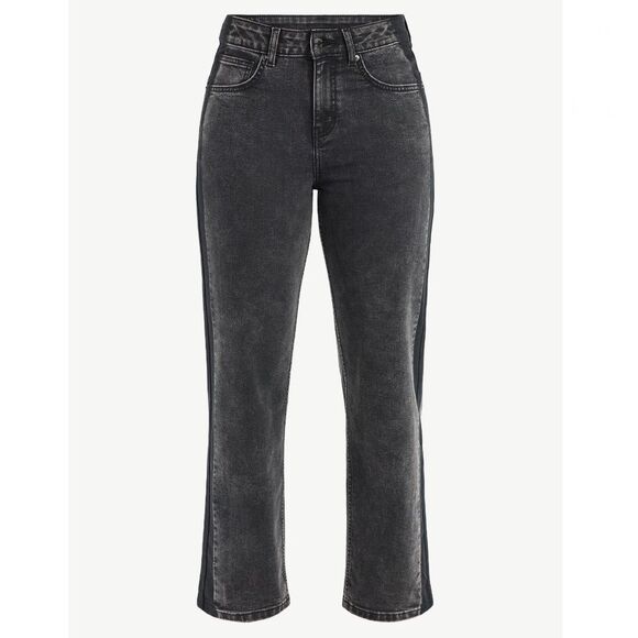 Women's Tuxedo Black Wash Denim Straight Leg Jeans Size 18 - Picture 5 of 8